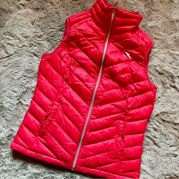 New without tags, ZeroXposure puffy vest pink and purple zip up small - Picture 2 of 5